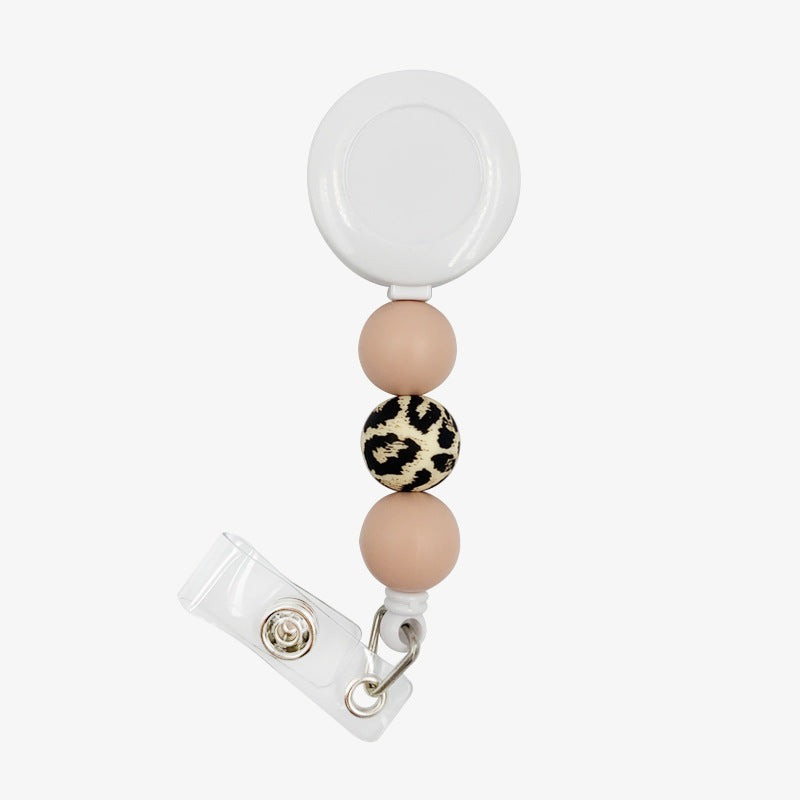 Wholesale Silicone Beaded Telescopic Keychain
